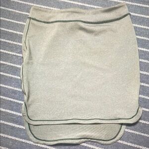 Lululemon Green High Low Bodycon Skirt Size 6‎